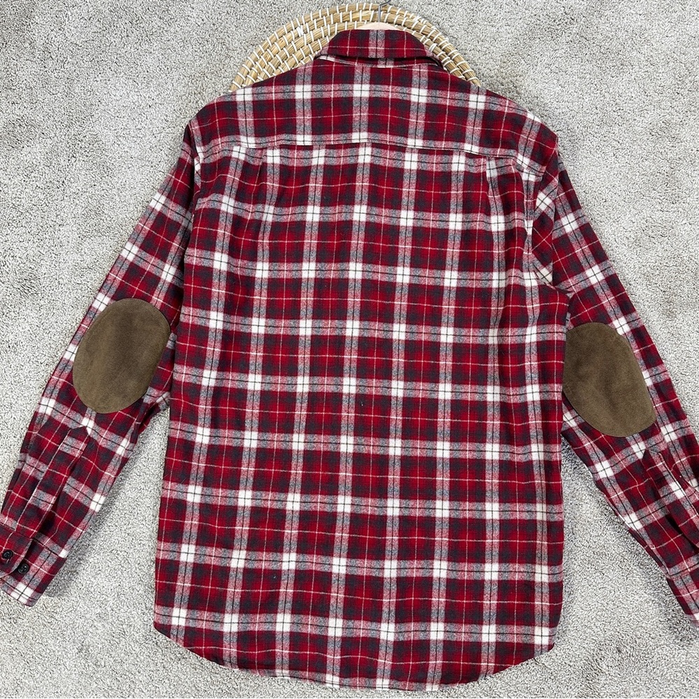 Pendleton Trail Woollen Flannel Button Up Shirt L… - image 8
